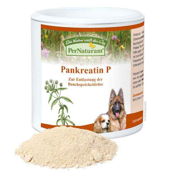 Pankreatin P von PerNaturam für die Bauchspeicheldrüse dogs4friends.de
